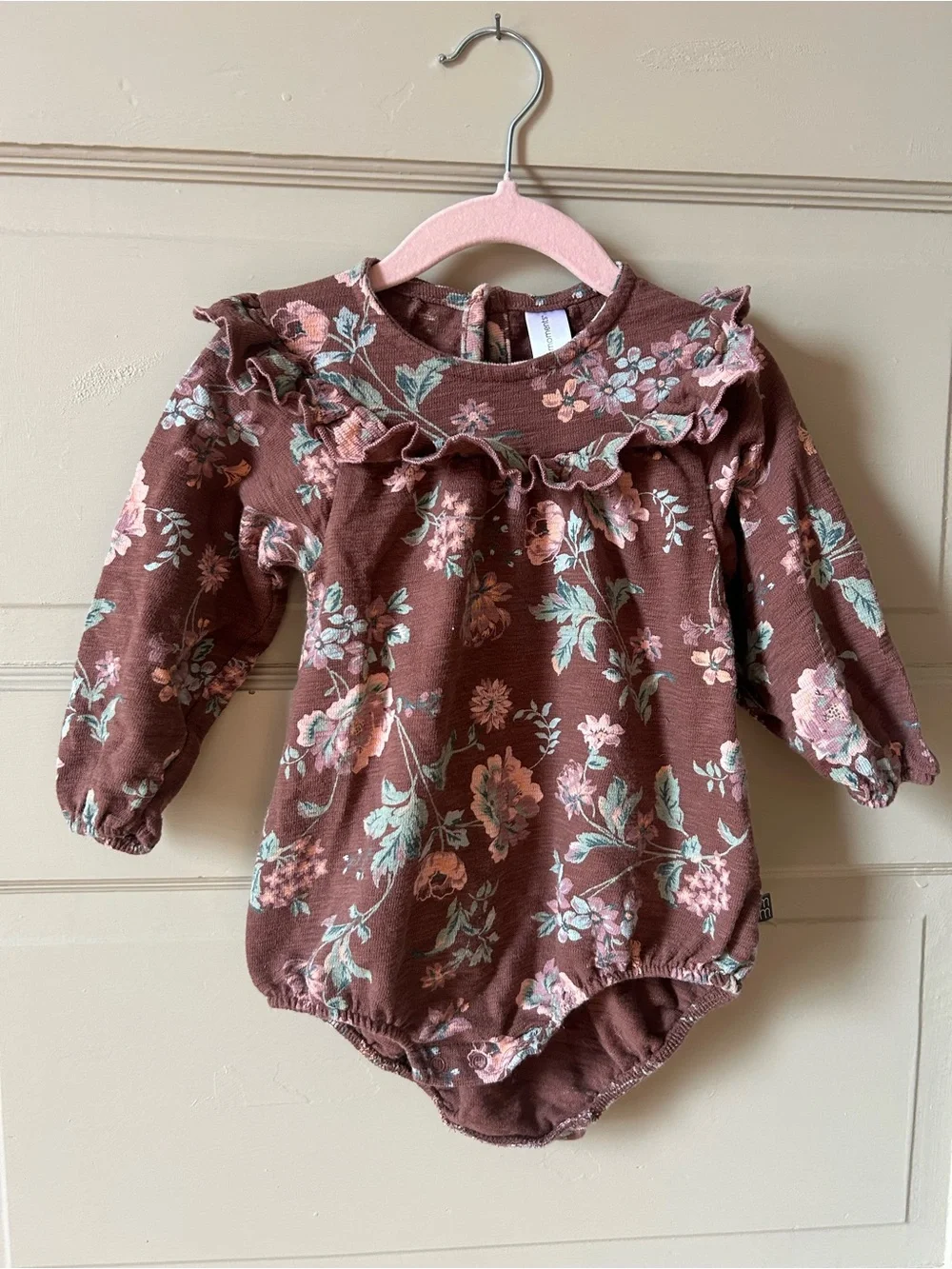Modern Moments soft floral bubble romper - 12-18 months